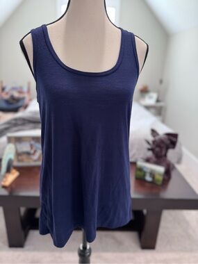 GAIAM Women's Navy Scoop Neck Tank Top